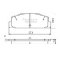 J3613002 Колодки тормозные дисковые