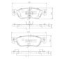 J3619000 Комплект тормозных колодок