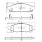 J3605050 Колодки тормозные MITSUBISHI
