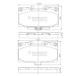 N3607022 Колодки тормозные SUBARU