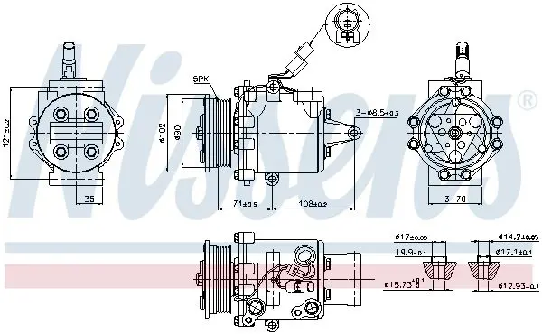 89585 Компрессор кондиционера BMW