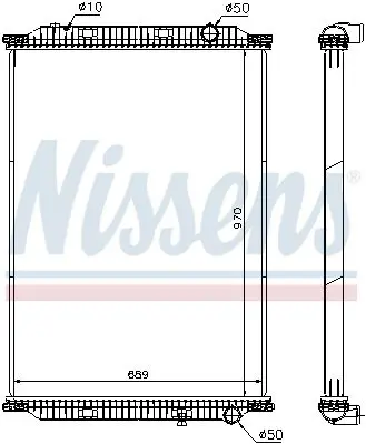 Nissens 637860 Радиатор двигателя