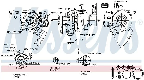 NISSENS 93432 Компрессор, наддув