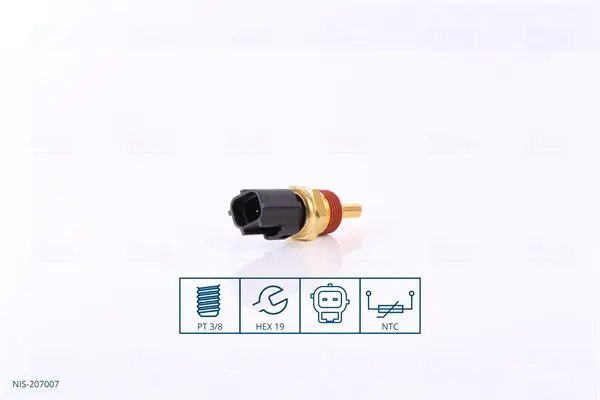 NISSENS 207007 Датчик, температура