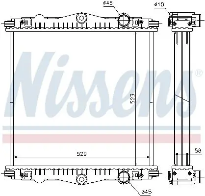 NISSENS 614450 Теплообменник