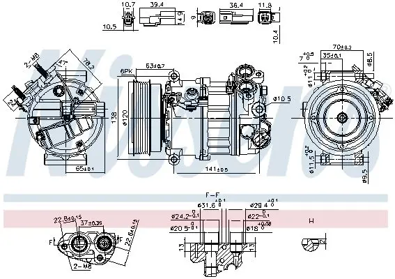 890593 Компрессор кондиционера VOLVO