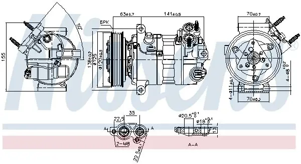 890594 Компрессор кондиционера VOLVO