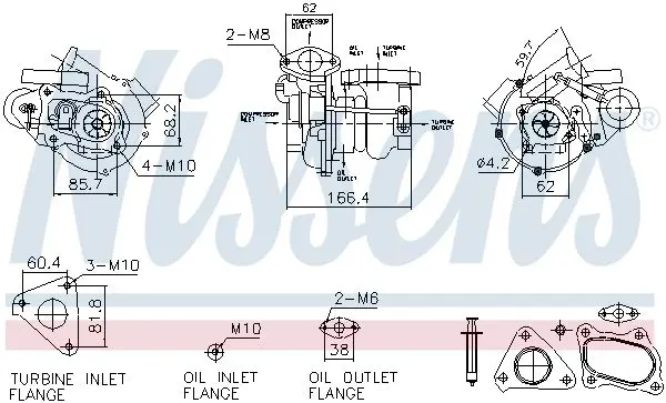 NISSENS 93732 Компрессор, наддув