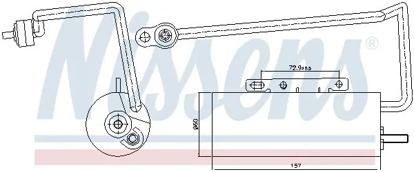 NISSENS 95410 Осушитель