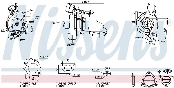 NISSENS 93730 Компрессор, наддув