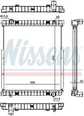 63332 Радиатор IVECO