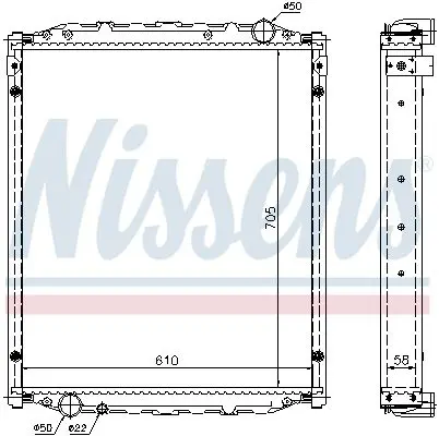 NISSENS 67220A Теплообменник