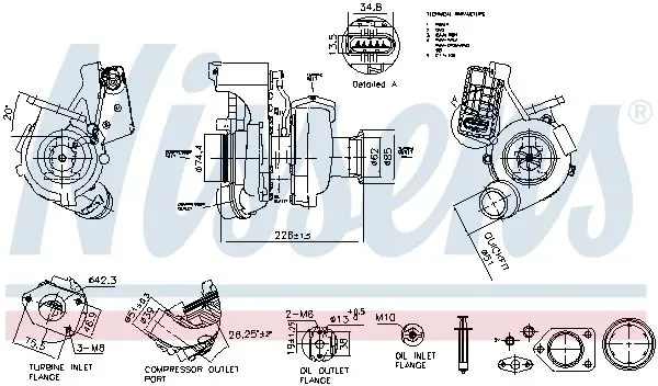 NISSENS 93564 Компрессор, наддув
