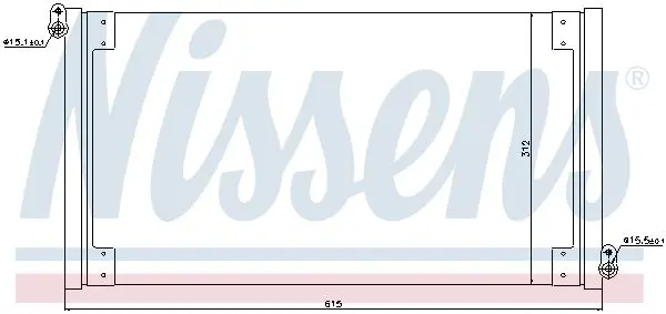 NISSENS 940025 Конденсатор