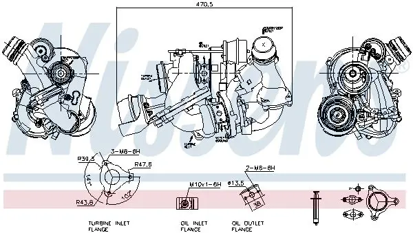 NISSENS 93310 Компрессор, наддув