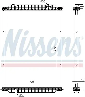 NISSENS 671950 Теплообменник