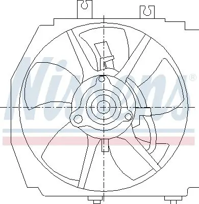 NISSENS 85381 Вентилятор