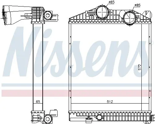 NISSENS 97033 Теплообменник