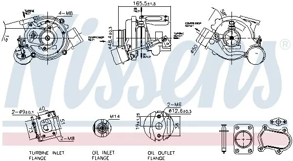 NISSENS 93611 Компрессор, наддув