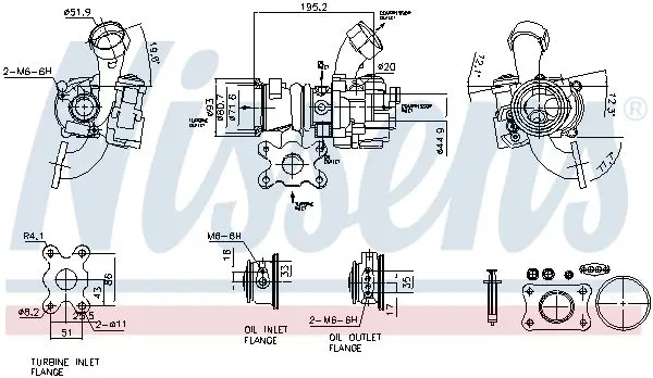 NISSENS 93305 Компрессор, наддув