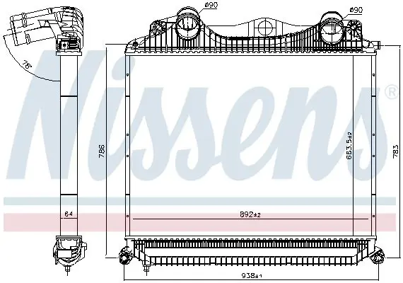 NISSENS 97015 Теплообменник