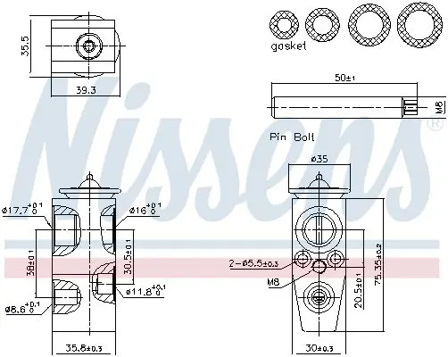 NISSENS 999445 Расширительный клапан,