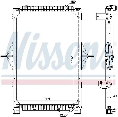 NISSENS 63778A Теплообменник