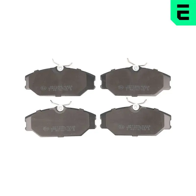 BP-10438 Комплект тормозных колодок,