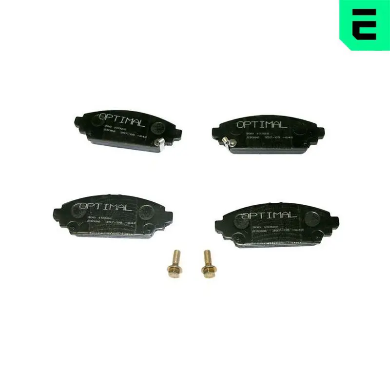 OPTIMAL BP10322 Комплект тормозных колодок,