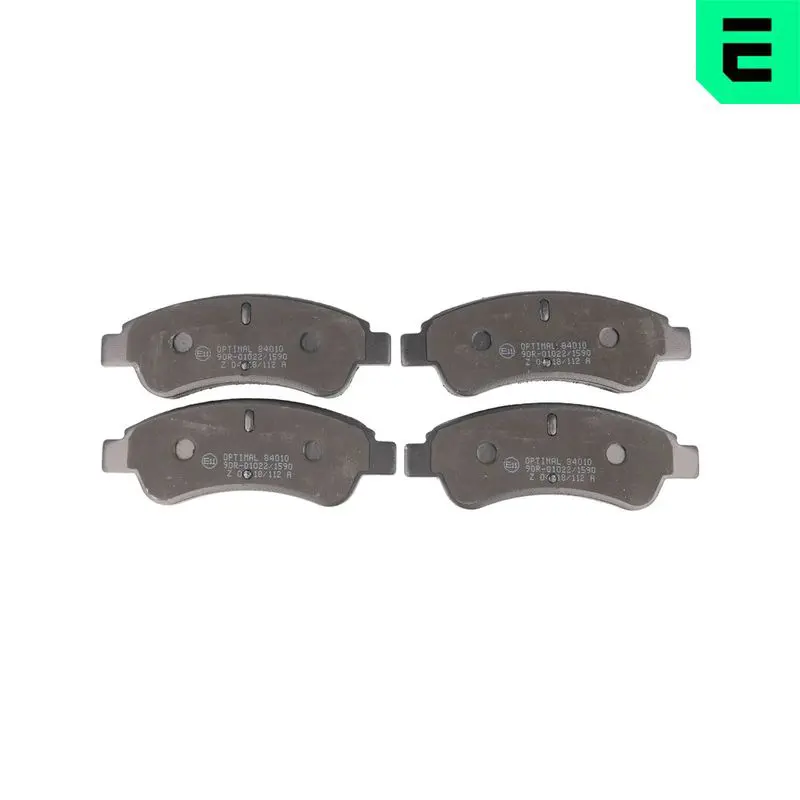 OPTIMAL BP84010 Колодки тормозные дисковые 