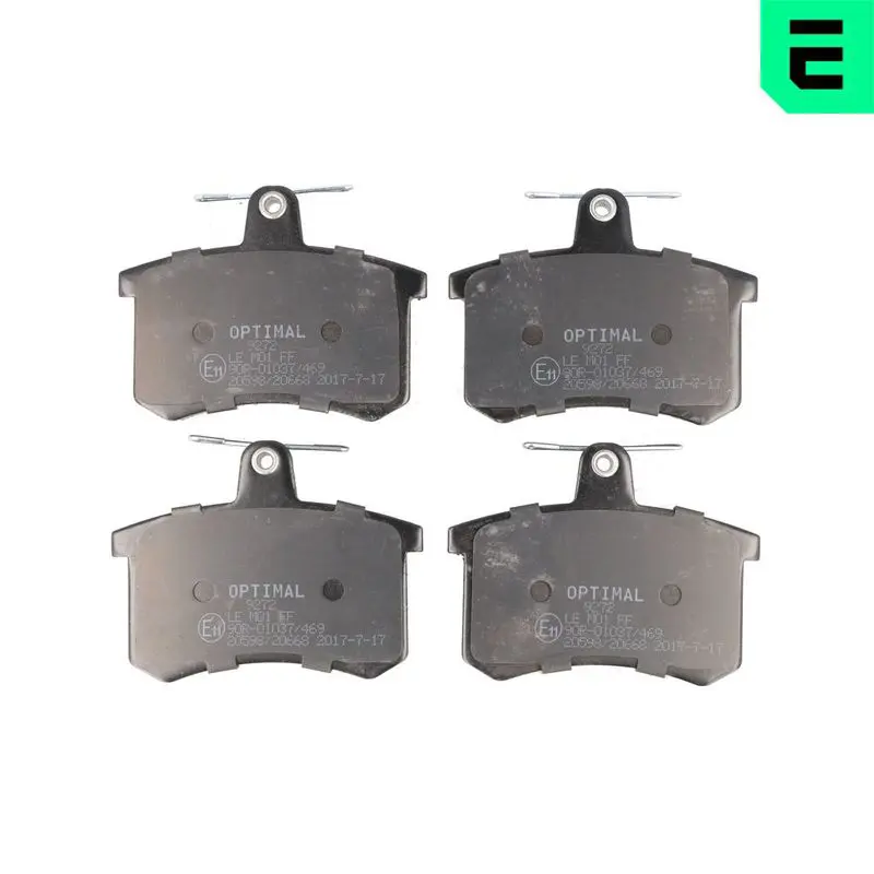 OPTIMAL BP09272 Комплект тормозных колодок,