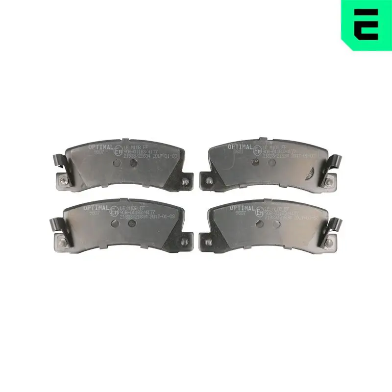 OPTIMAL BP09807 Комплект тормозных колодок,