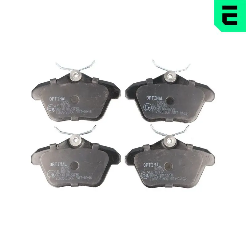 BP-10055 Комплект тормозных колодок,