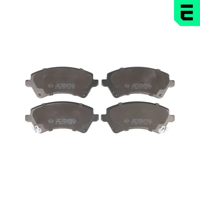 OPTIMAL BP82212 Комплект тормозных колодок,
