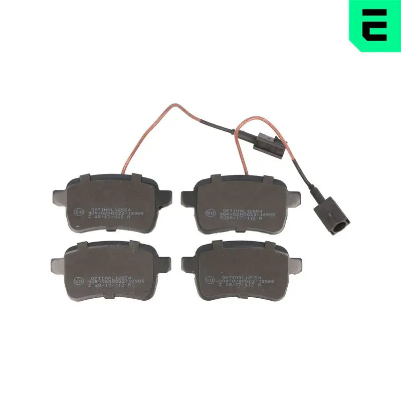BP-12554 Комплект тормозных колодок,