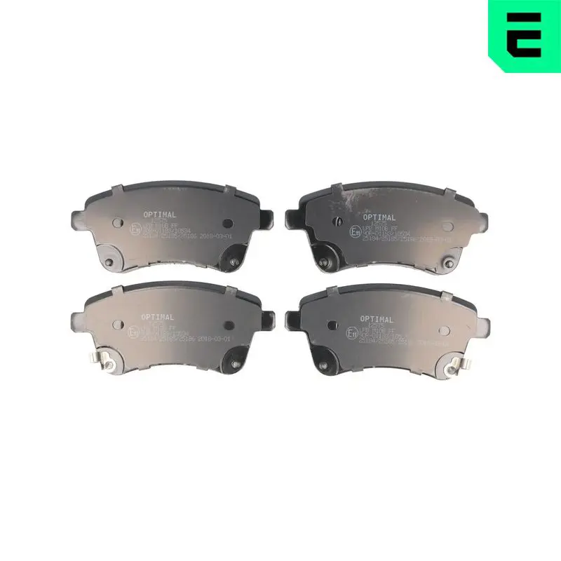 BP-12575 Комплект тормозных колодок,