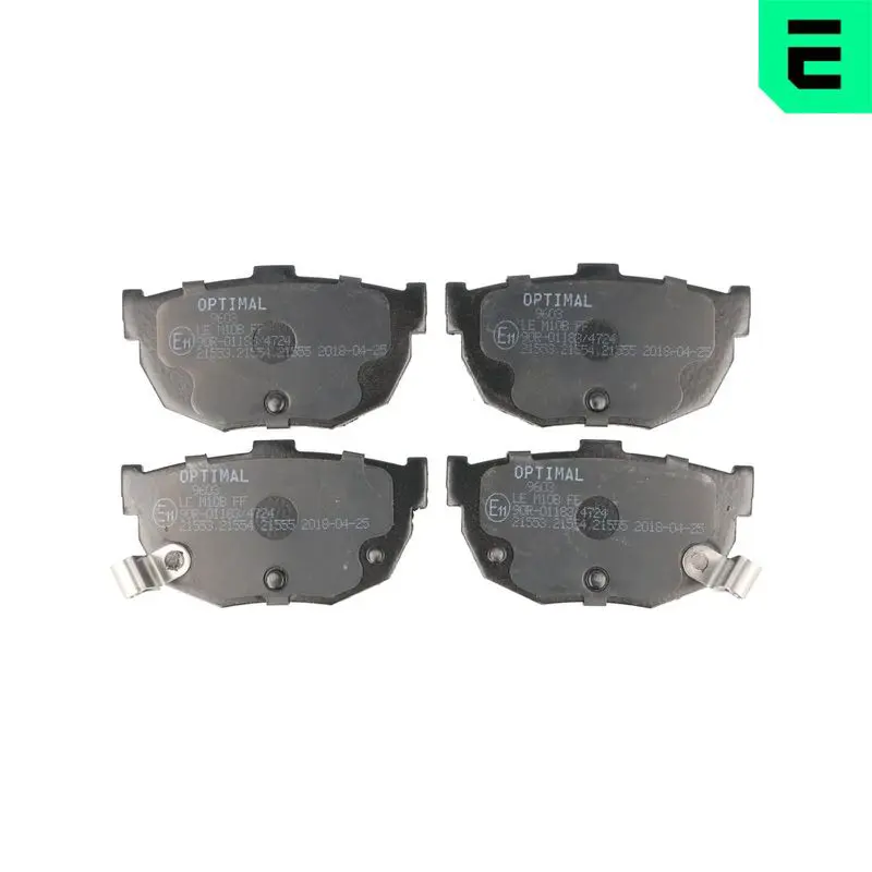 OPTIMAL BP09603 Комплект тормозных колодок,