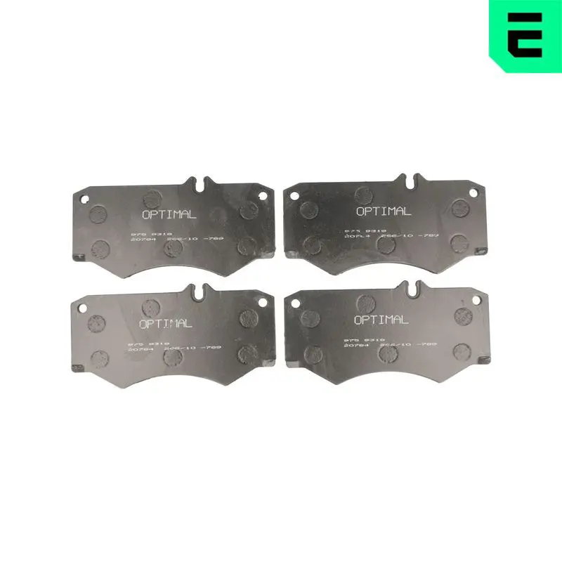 OPTIMAL BP09318 Комплект тормозных колодок,