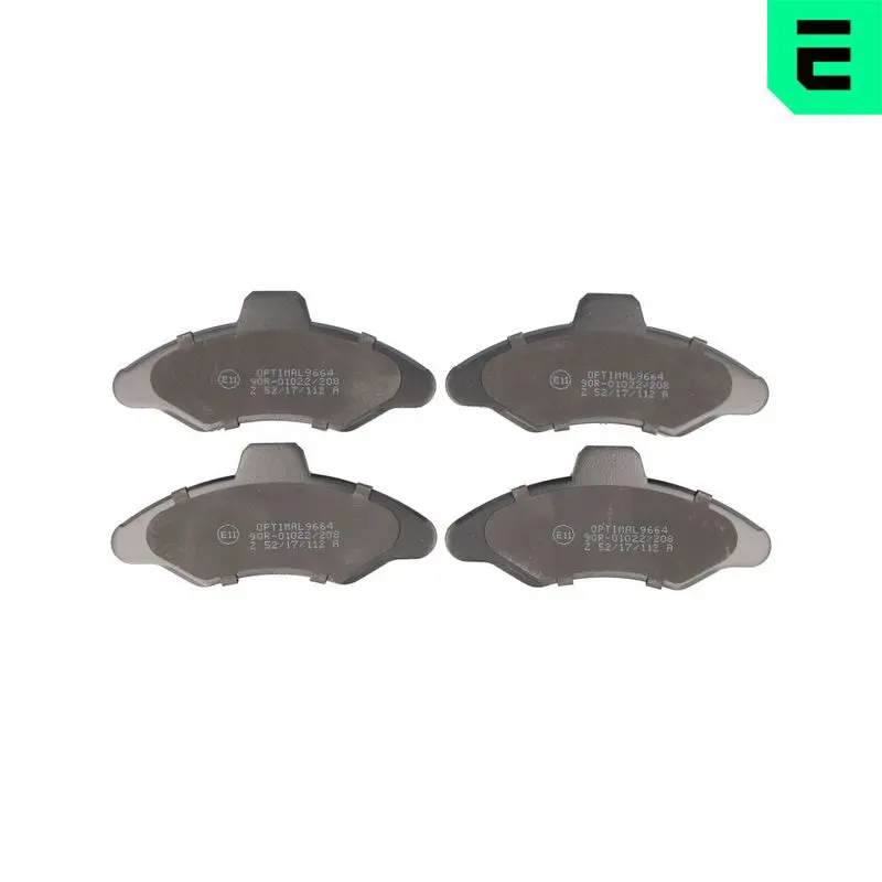 OPTIMAL BP09664 Комплект тормозных колодок,