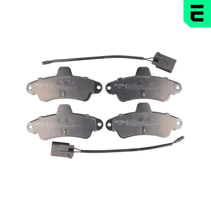 OPTIMAL BP09840 Комплект тормозных колодок,