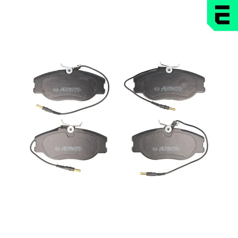OPTIMAL BP10043 Комплект тормозных колодок,