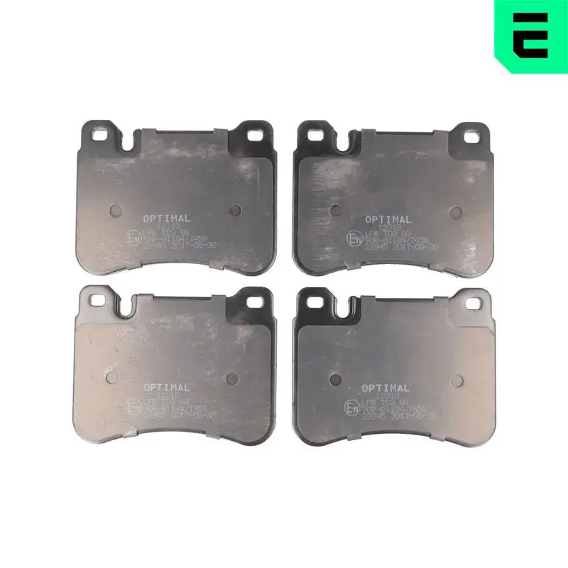 BP-12318 Комплект тормозных колодок,