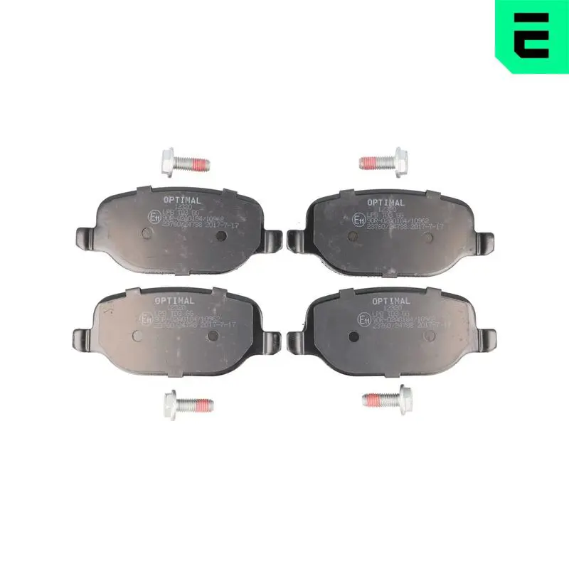 OPTIMAL BP12320 Комплект тормозных колодок,