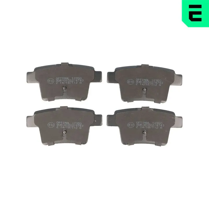 OPTIMAL BP12350 Комплект тормозных колодок,