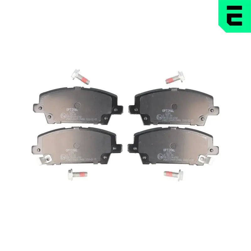 BP-12386 Комплект тормозных колодок,
