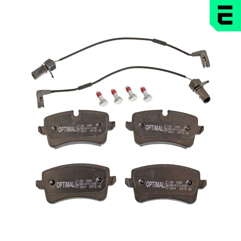OPTIMAL BP12458 Комплект тормозных колодок,