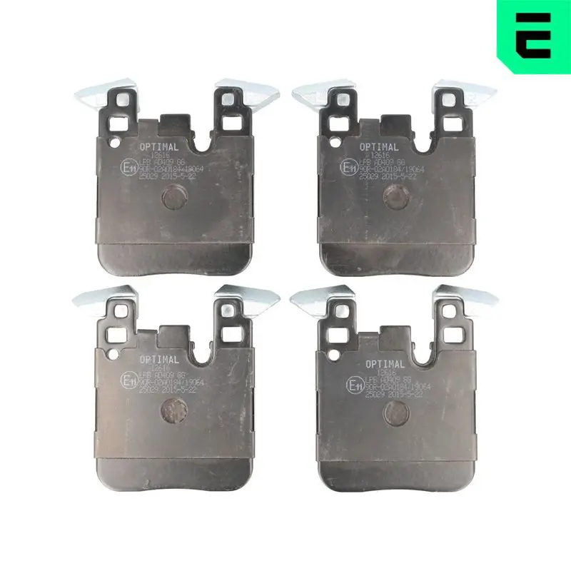 BP-12616 Комплект тормозных колодок,