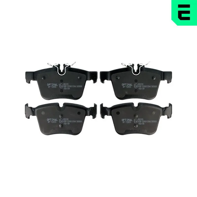 BP-12655 Комплект тормозных колодок,