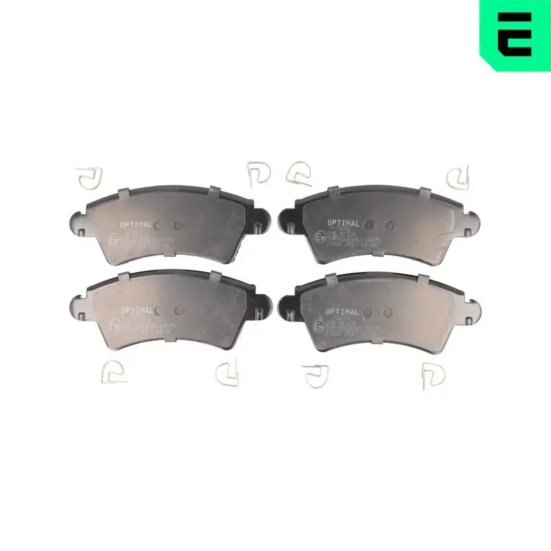 BP-72610 Комплект тормозных колодок,
