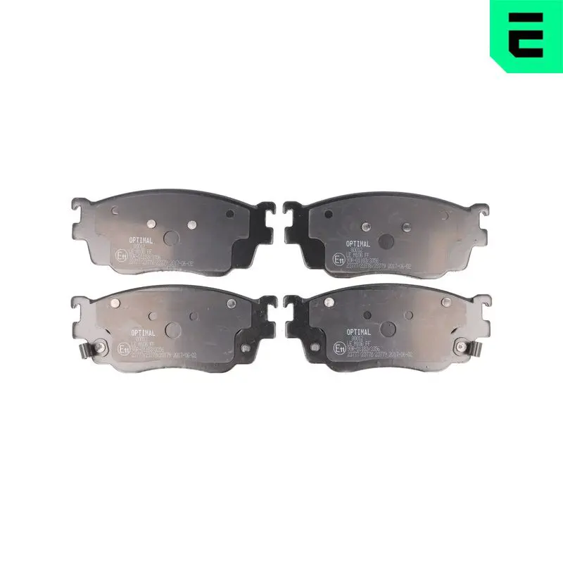OPTIMAL BP80012 Комплект тормозных колодок,